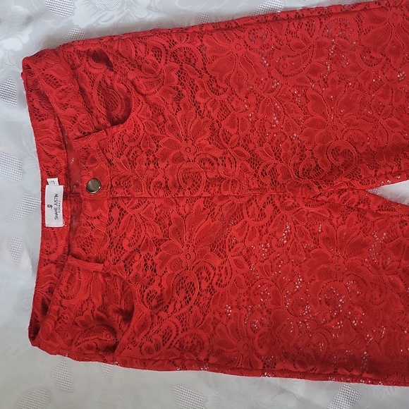 Shane and Justin Runway Lace Pants L - Picture 2 of 10